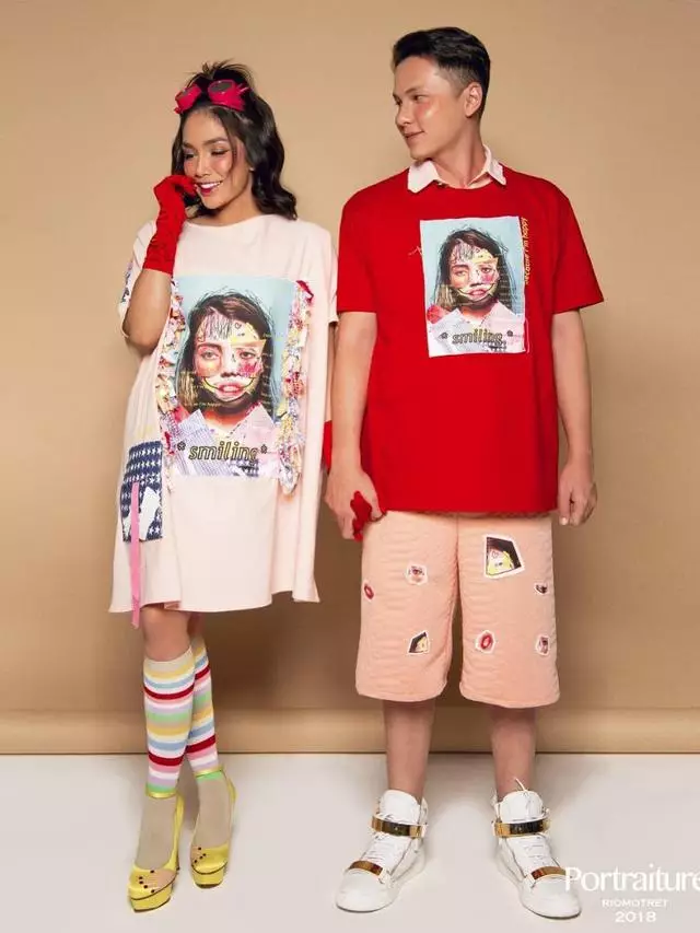 gaya pemotretan presenter dan pasangan © Instagram