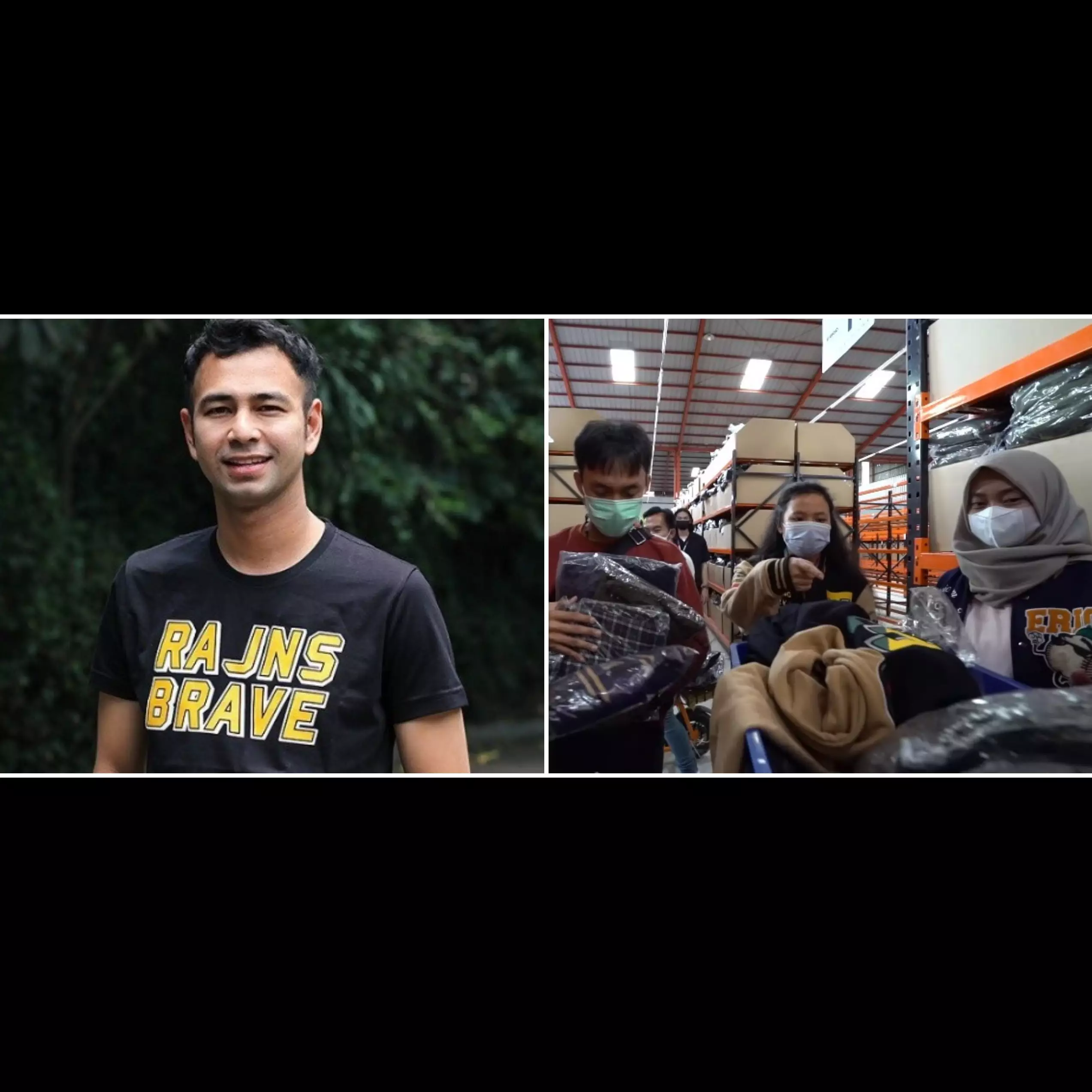 10 Momen Raffi Ahmad borong baju Lebaran, langsung ke gudangnya