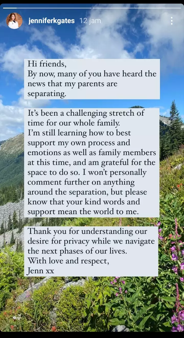 ungkapan pilu Jennifer anak Bill Gates © 2021 brilio.net ungkapan pilu Jennifer anak Bill Gates © 2021 brilio.net