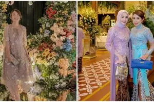 Gaya istri 10 komedian saat kondangan, anggun dan memesona