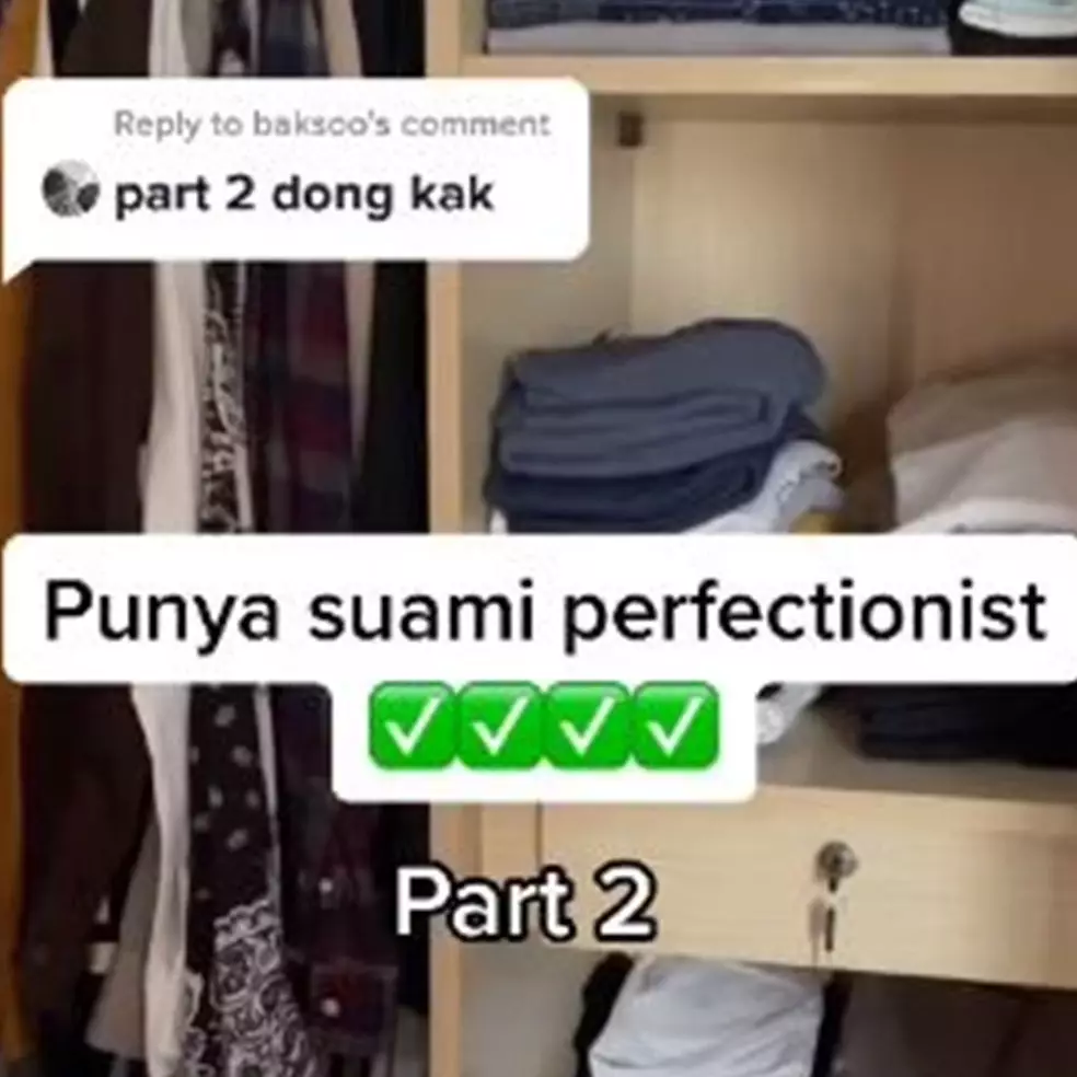 Viral video suami perfeksionis susun rapi belanjaan hingga uang receh