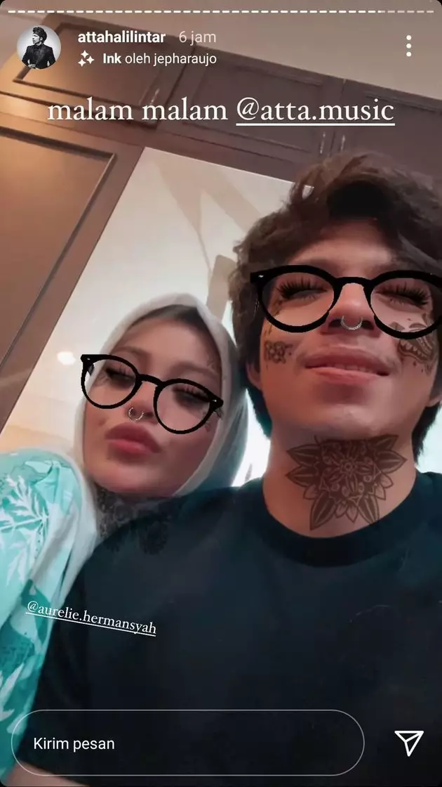 Potret Atta dan Aurel rayakan 1 bulan pernikahan Instagram