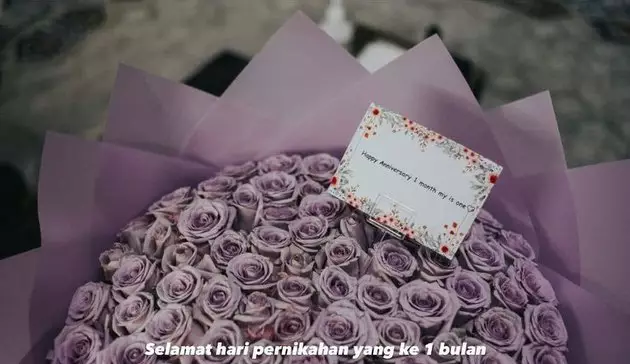 Potret Atta dan Aurel rayakan 1 bulan pernikahan Instagram