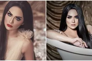 7 Pesona Krisdayanti dengan makeup gothic, parasnya jadi sorotan