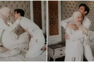 10 Momen Dinda Hauw cek kandungan, hidung bayinya mirip Rey Mbayang