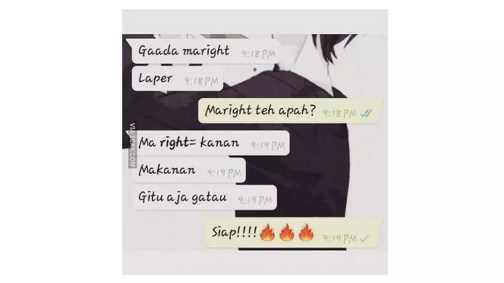 Chat lucu pakai bahasa daerah © berbagai sumber