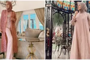 10 Gaya outfit hijab Olla Ramlan, cocok untuk kondangan