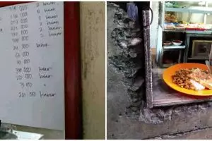 10 Potret lucu di warteg ini bikin pembeli auto kenyang