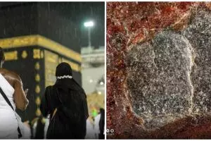 6 Foto detail Hajar Aswad yang belum pernah dipublikasikan, memukau