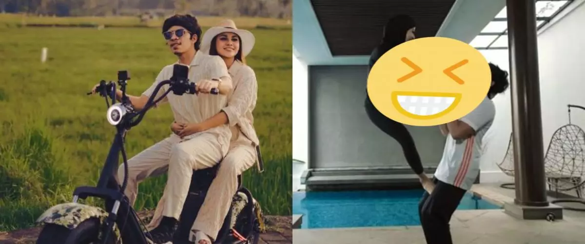 Ingin cepat hamil, ini 12 momen Aurel yoga bareng Atta Halilintar