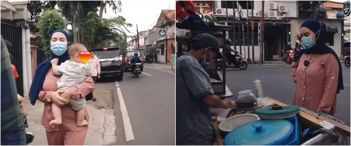 10 Momen Irish Bella ngabuburit, borong jajanan kaki lima