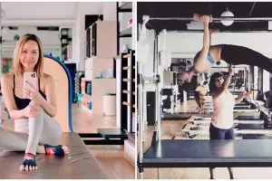 10 Potret Bunga Citra Lestari olahraga pilates, pamer body goals