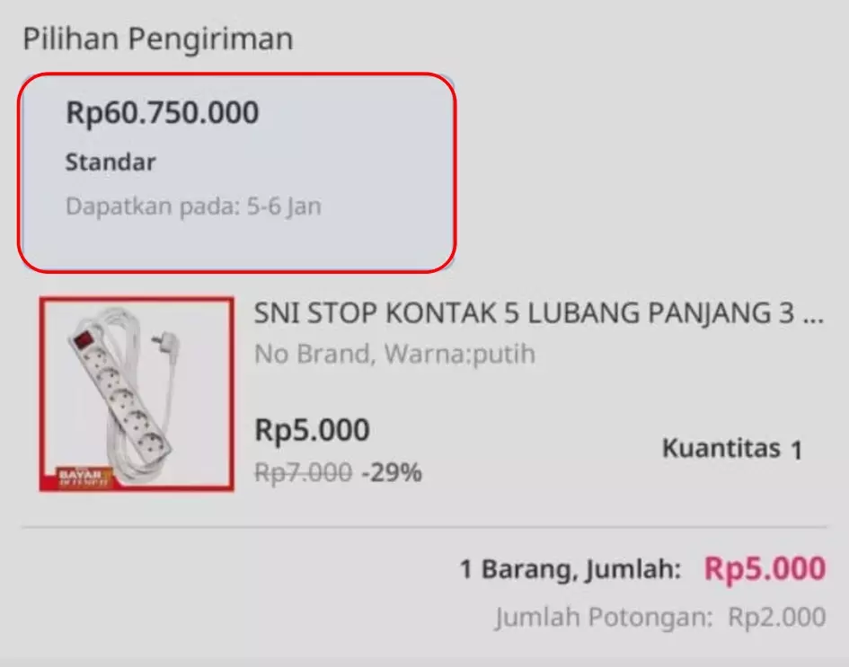 Ongkir belanja di online shop © berbagai sumber Ongkir belanja di online shop © berbagai sumber