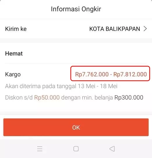 Ongkir belanja di online shop © berbagai sumber Ongkir belanja di online shop © berbagai sumber