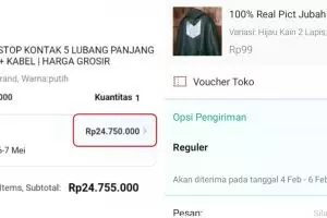 15 Ongkos kirim belanja di online shop ini bikin senyum getir