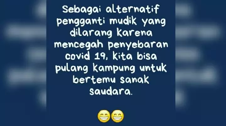 Status WA jelang Lebaran © Twitter