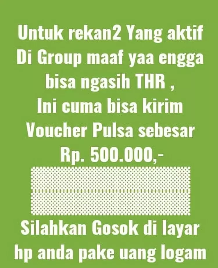 Status WA jelang Lebaran © Twitter