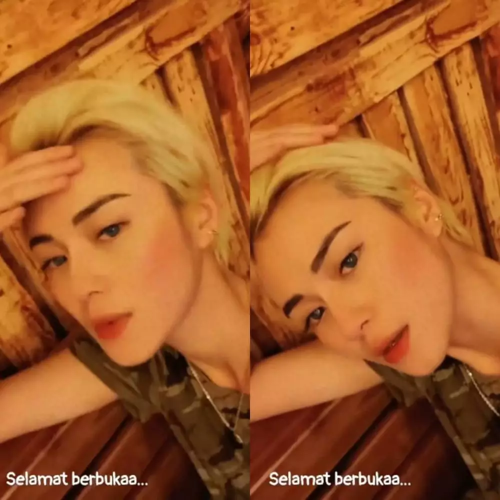 rambut Dara pirang super pendek © Instagram rambut Dara pirang super pendek © Instagram