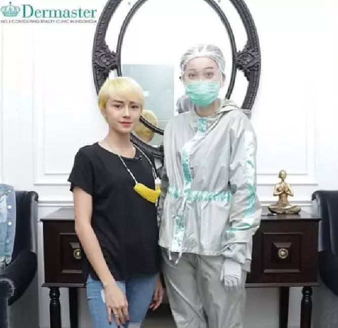 rambut Dara pirang super pendek © Instagram rambut Dara pirang super pendek © Instagram