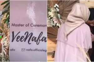 Viral video wanita jadi MC nikahan mantan, berusaha tegar tapi nyesek
