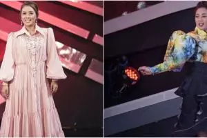 Glamor di panggung, ini 10 potret Soimah tampil sederhana kenakan kaus