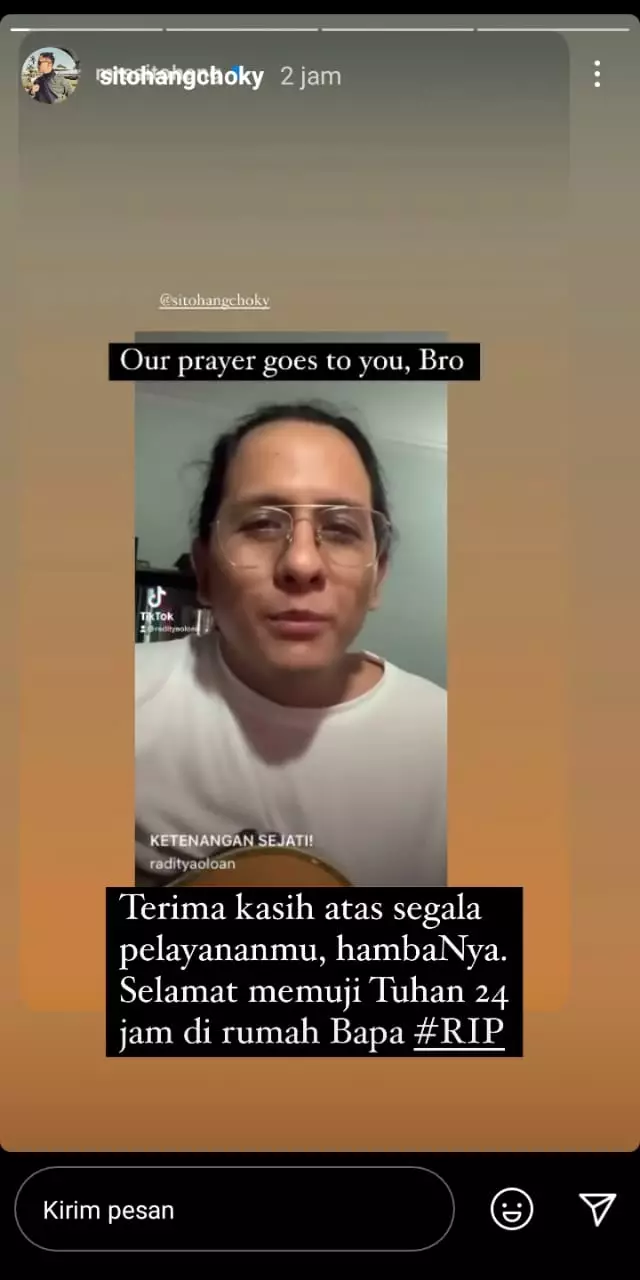 Suami Joanna Alexandra meninggal dunia © Instagram