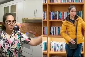 10 Potret rumah orang tua Ussy Sulistiawaty, pintunya unik