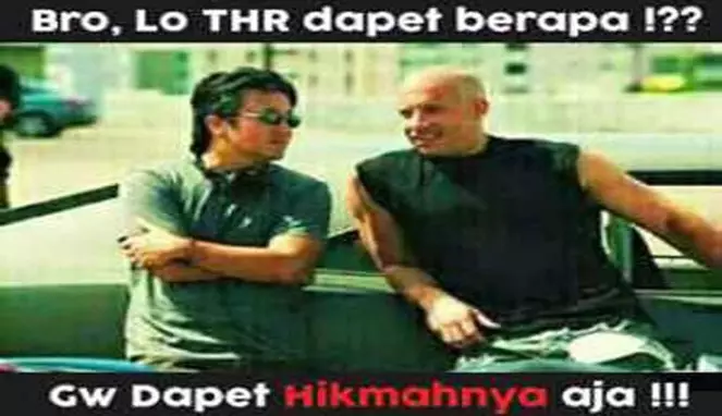 meme gak dapat THR © 2021 berbagai sumber