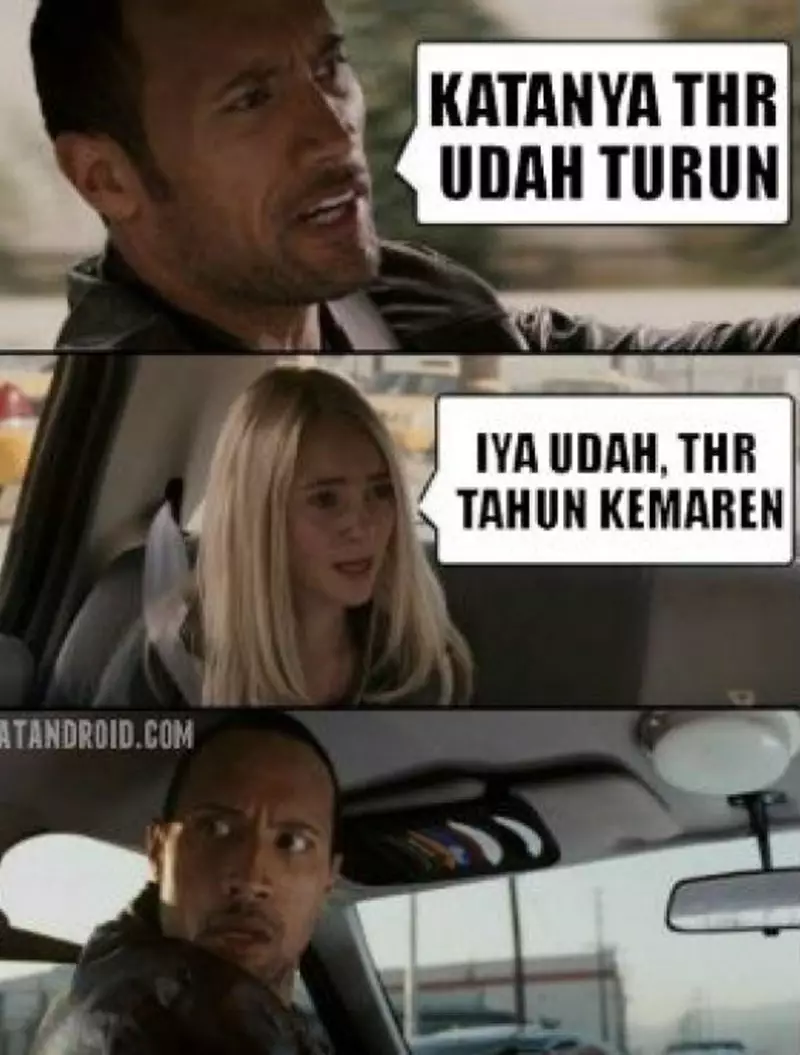 meme gak dapat THR © 2021 berbagai sumber