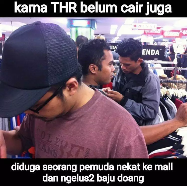 meme gak dapat THR © 2021 berbagai sumber