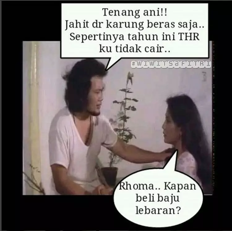 meme gak dapat THR © 2021 berbagai sumber