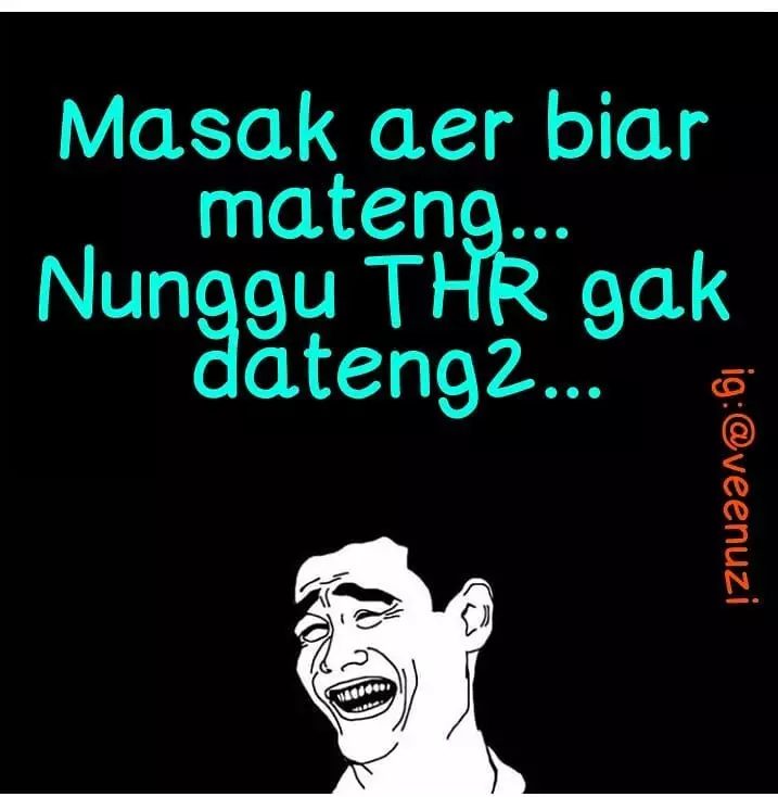 meme gak dapat THR © 2021 berbagai sumber