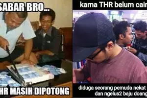 20 Meme sedih nggak dapat THR ini lucunya bikin nyesek