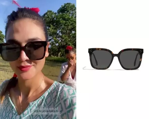 Taksiran harga 7 kacamata Luna Maya © Instagram/@fashion.lunamaya