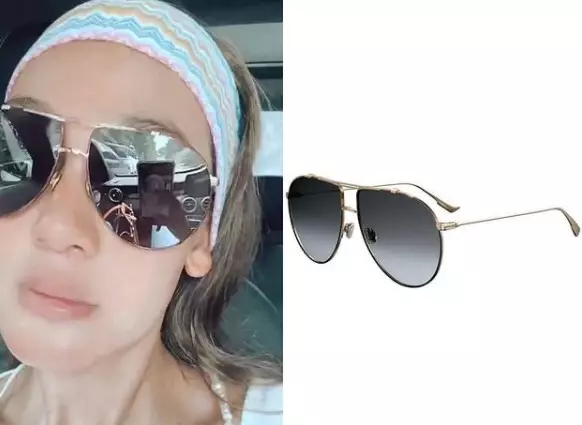 Taksiran harga 7 kacamata Luna Maya © Instagram/@fashion.lunamaya