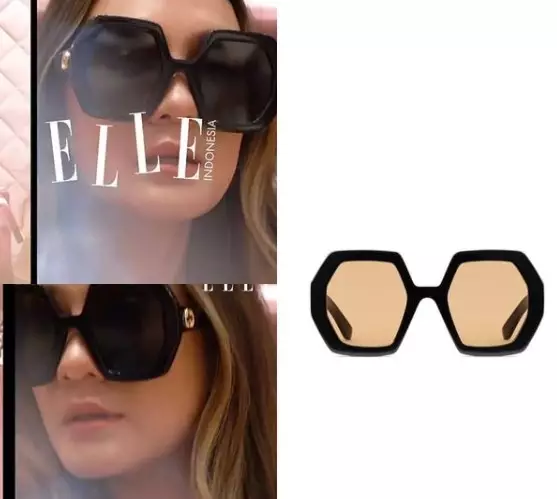 Taksiran harga 7 kacamata Luna Maya © Instagram/@fashion.lunamaya