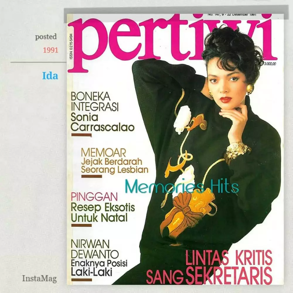 potret lawas ida iasha jadi model cover majalah © Instagram potret lawas ida iasha jadi model cover majalah © Instagram