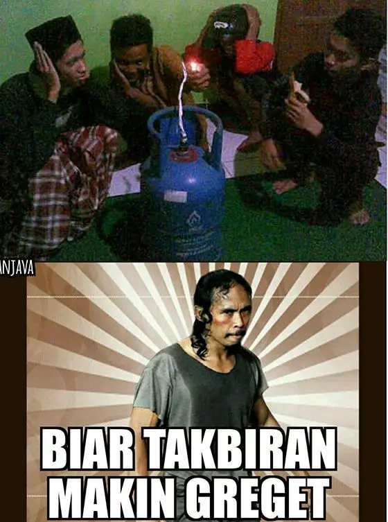 Meme lucu malam takbiran © berbagai sumber Meme lucu malam takbiran © berbagai sumber