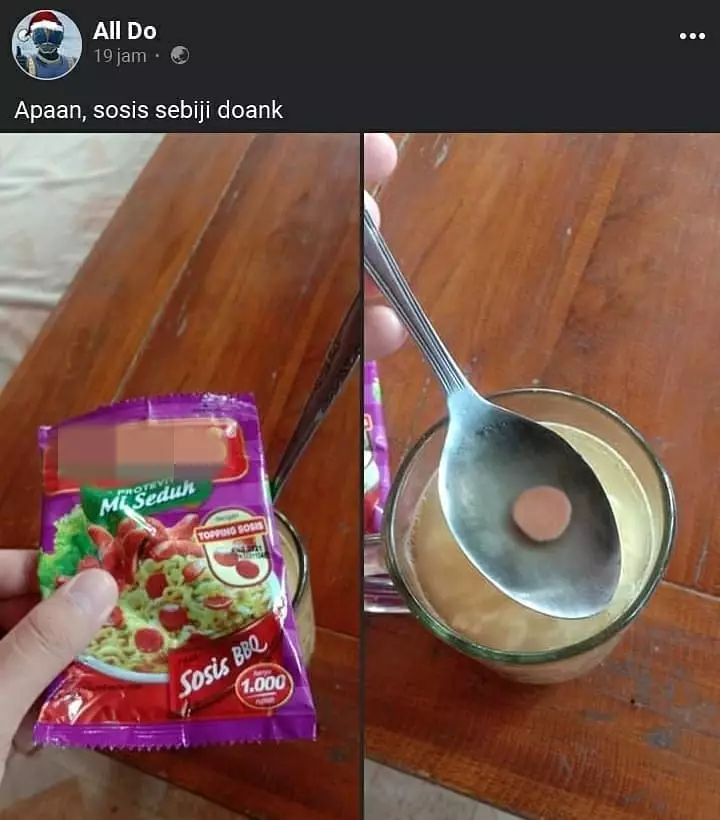 ekspektasi realita makanan kemasan © 2021 berbagai sumber