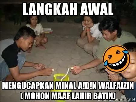 Meme lucu minta maaf © berbagai sumber