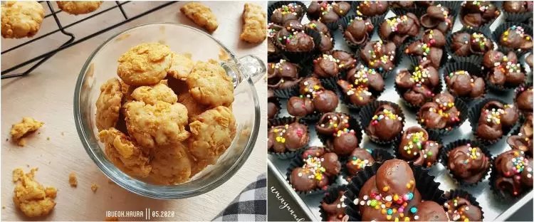 10 Resep cornflakes cookies, kekinian, enak, dan mudah dibuat