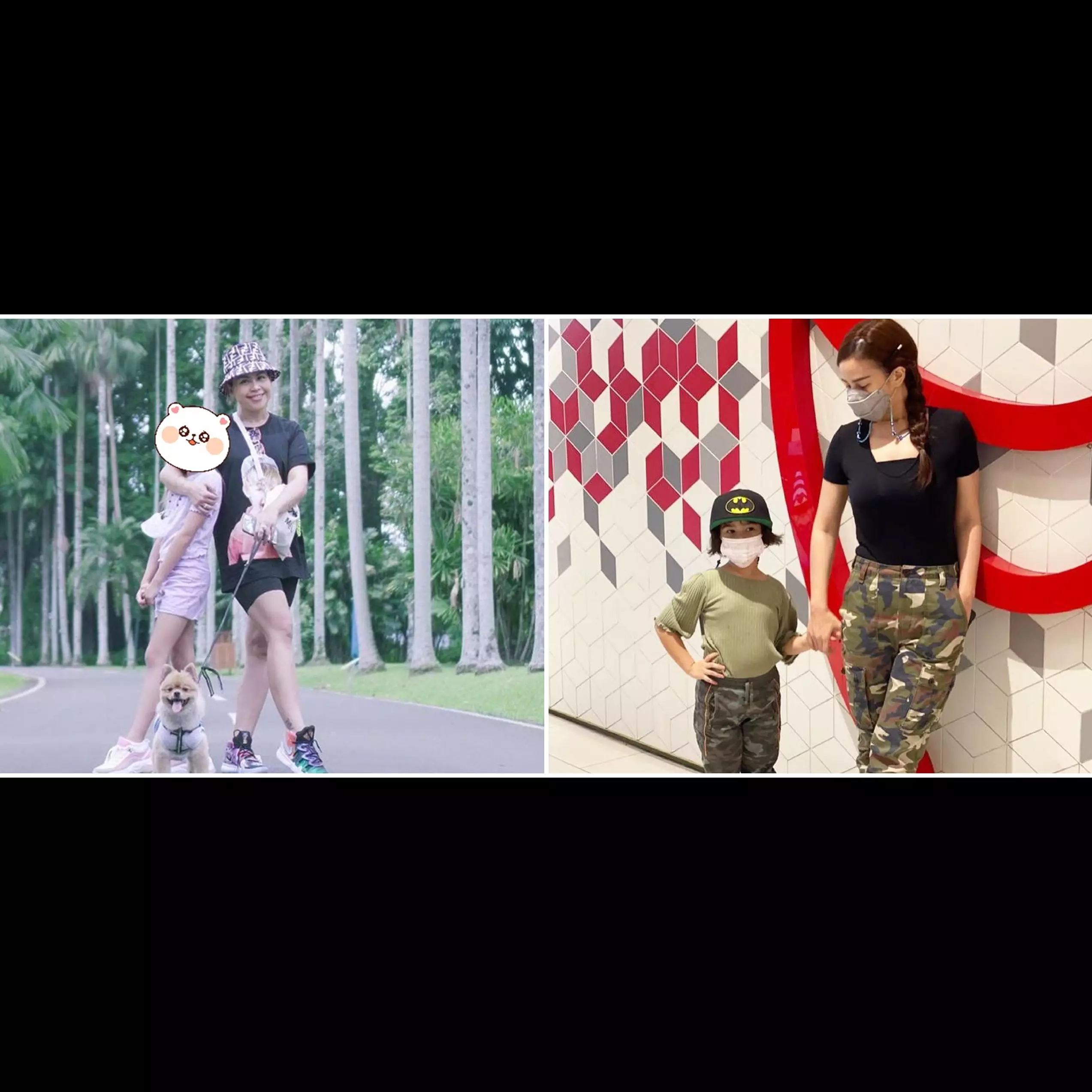 Gaya outfit 8 presenter saat momong anak, Ayu Dewi stylish abis