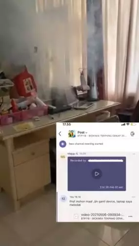 viral laptop meledak Berbagai sumber