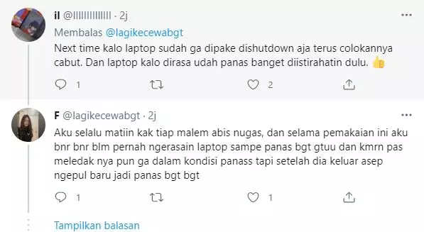 viral laptop meledak Berbagai sumber