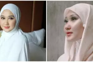 13 Inspirasi busana Lebaran ala Dian Pelangi, memesona