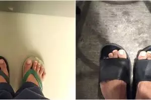 7 Curhatan lucu orang ketika sandalnya tertukar, kasihan tapi kocak