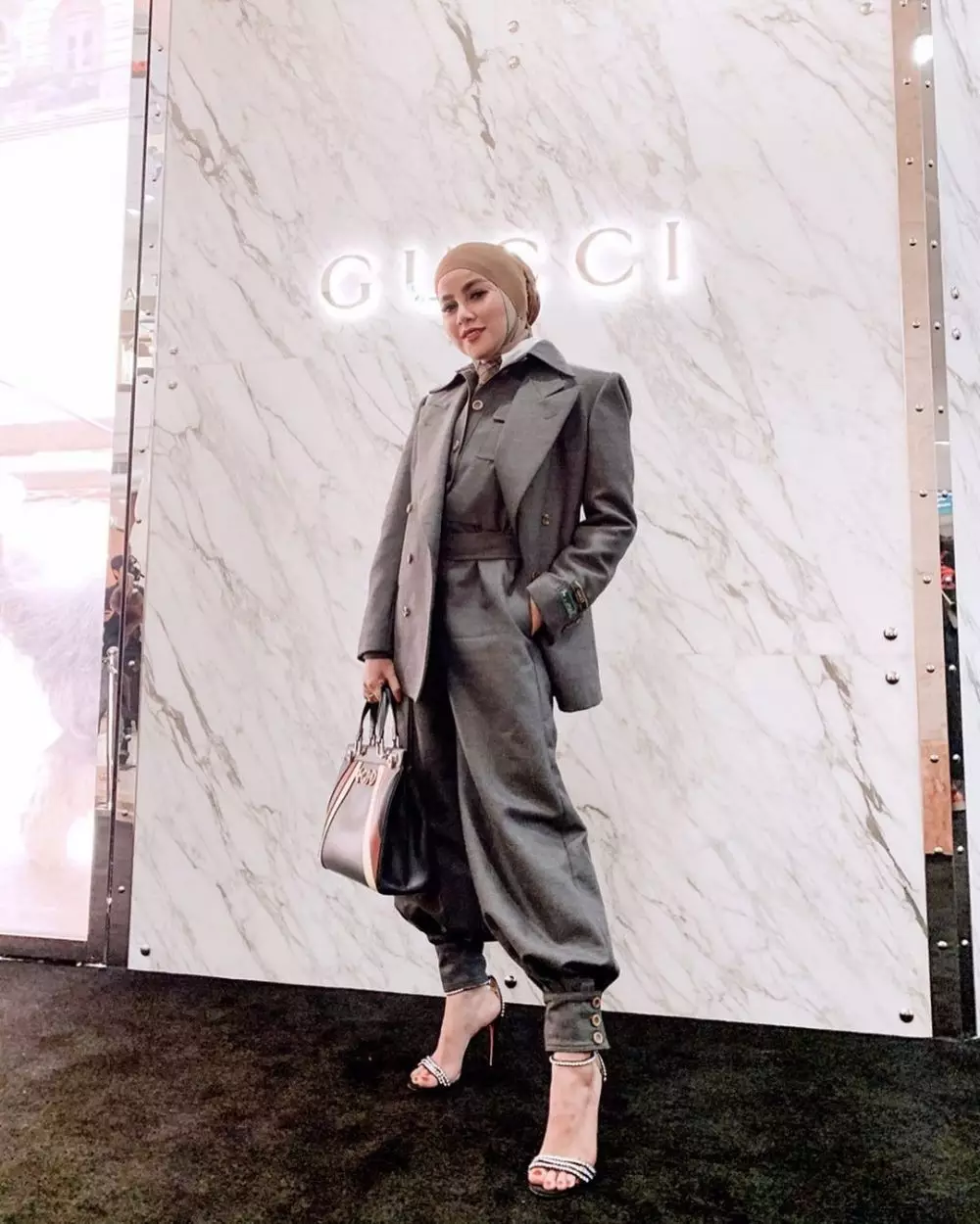 gaya seleb di acara Gucci © 2021 brilio.net