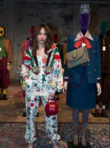 gaya seleb di acara Gucci © 2021 brilio.net