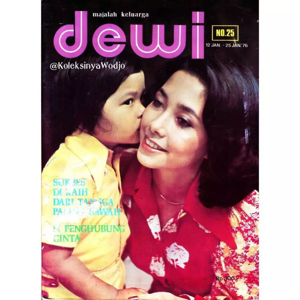 seleb dan anak jadi cover majalah jadul © berbagai sumber