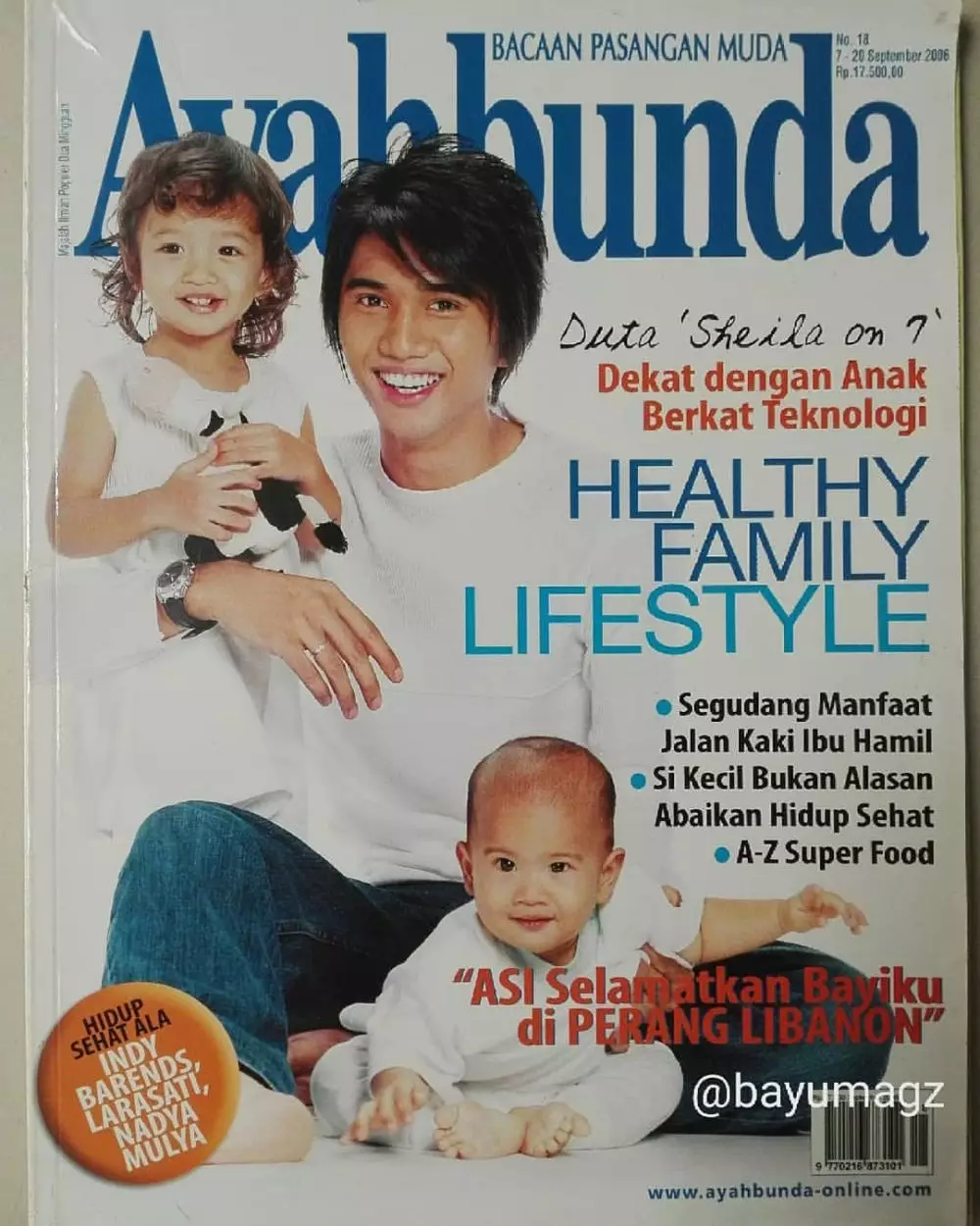 seleb dan anak jadi cover majalah jadul © berbagai sumber